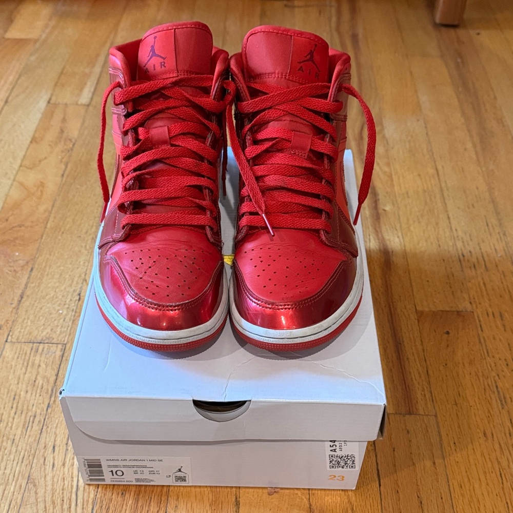 Red Air Jordan Sneakers